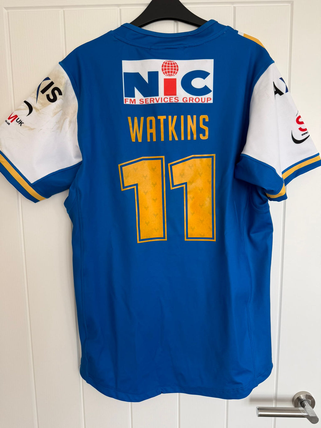 Match Worn Cam Smith Testimonial Shirt - Kallum Watkins