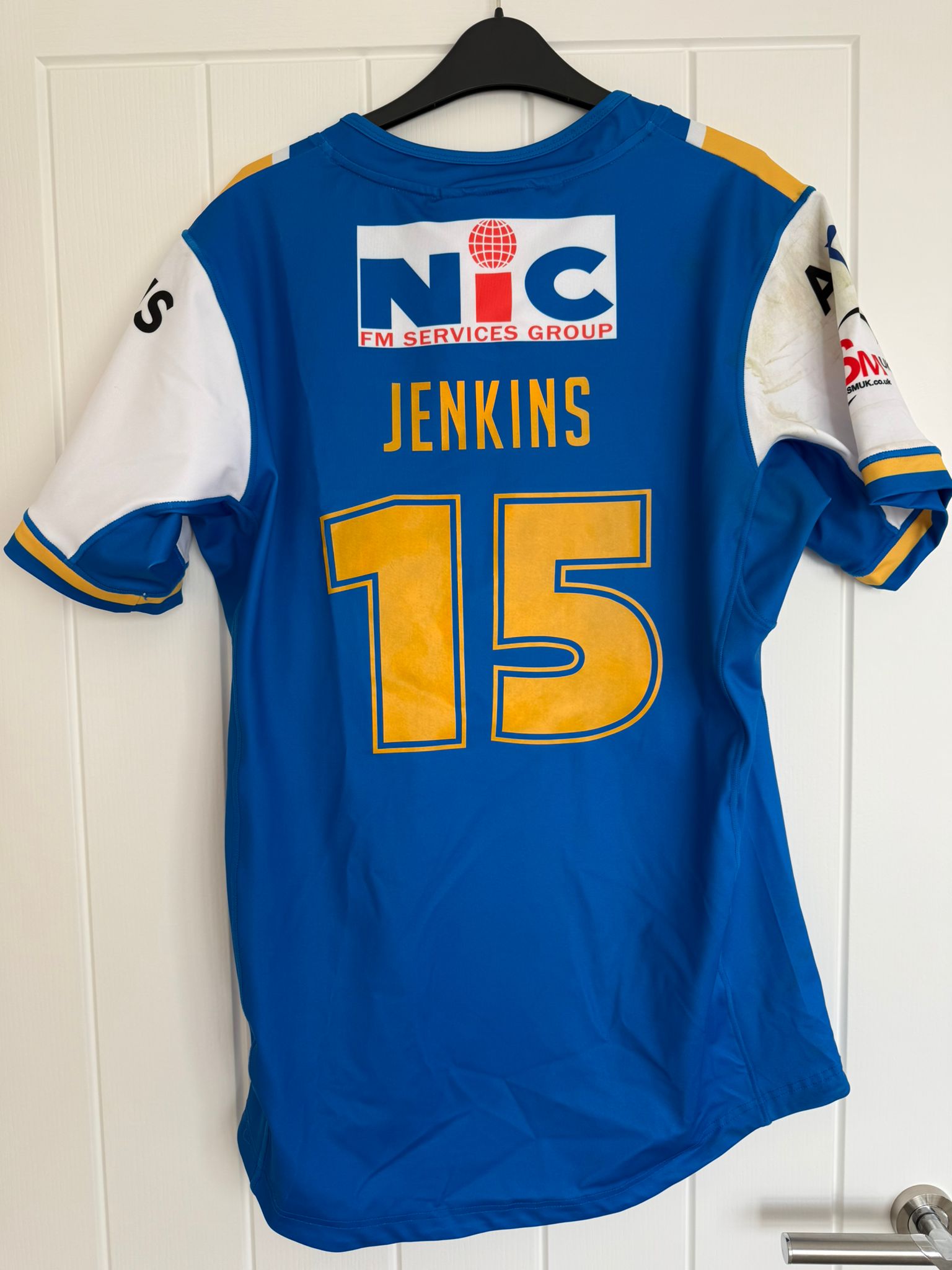 Match Worn Cam Smith Testimonial Shirt - Cooper Jenkins