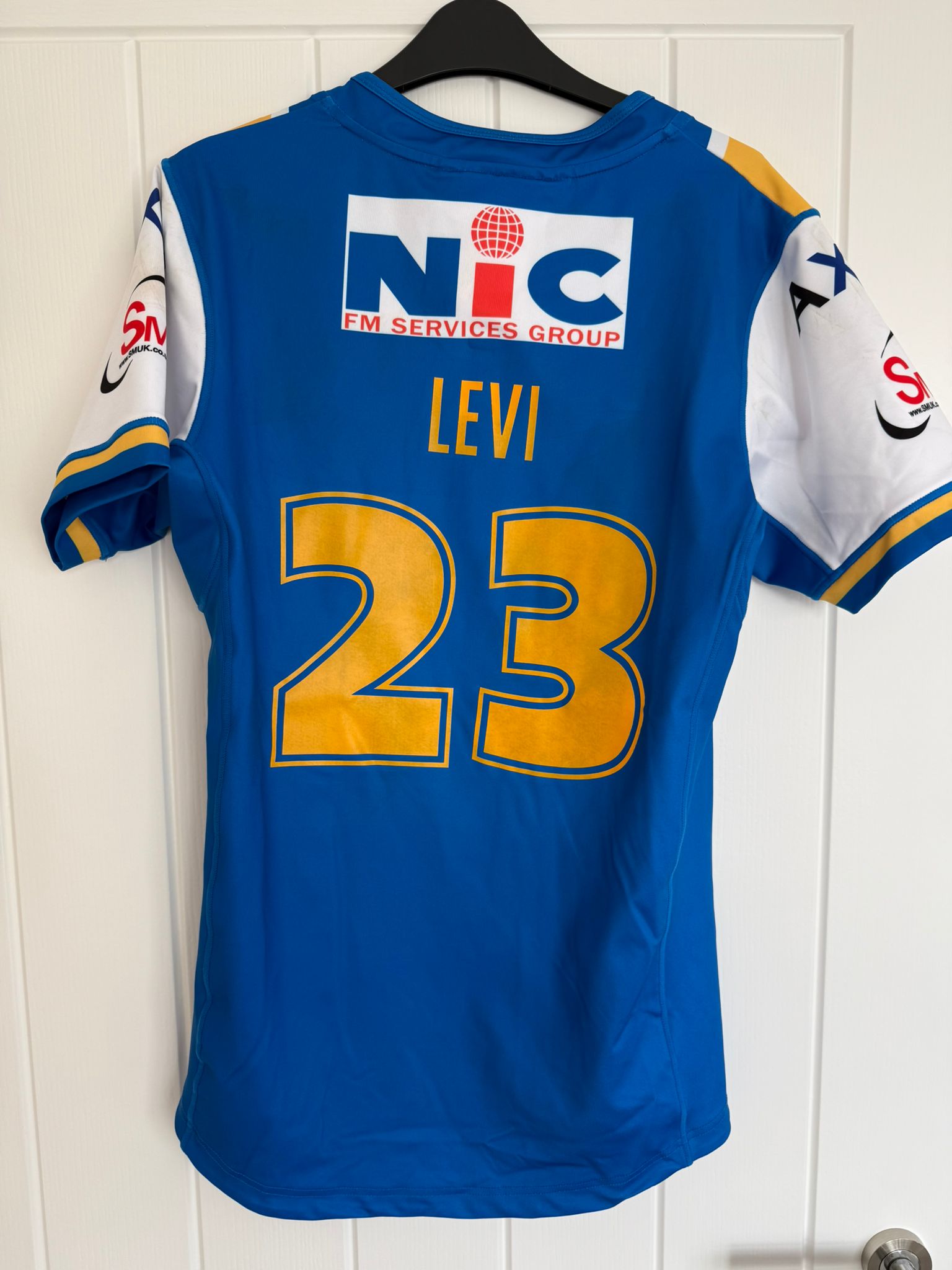 Match Worn Cam Smith Testimonial Shirt - Danny Levi