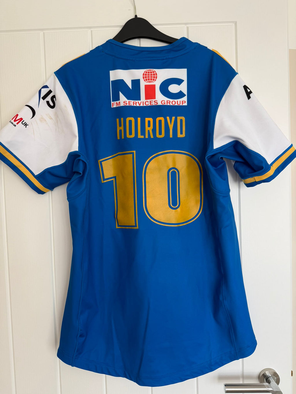 Match Worn Cam Smith Testimonial Shirt - Tom Holroyd